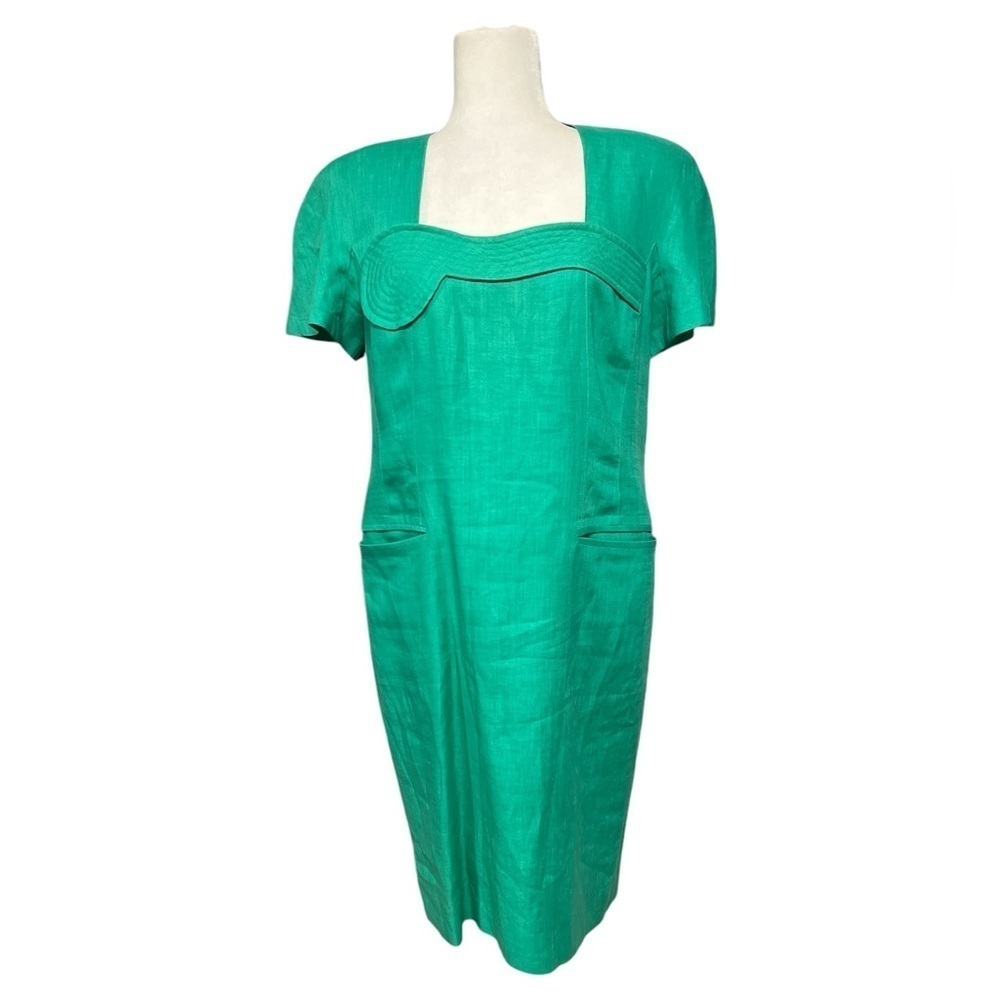 LOUIS FERAUD Vintage Linen Dress